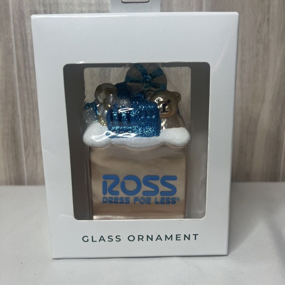 Ross Store Glass Ornament